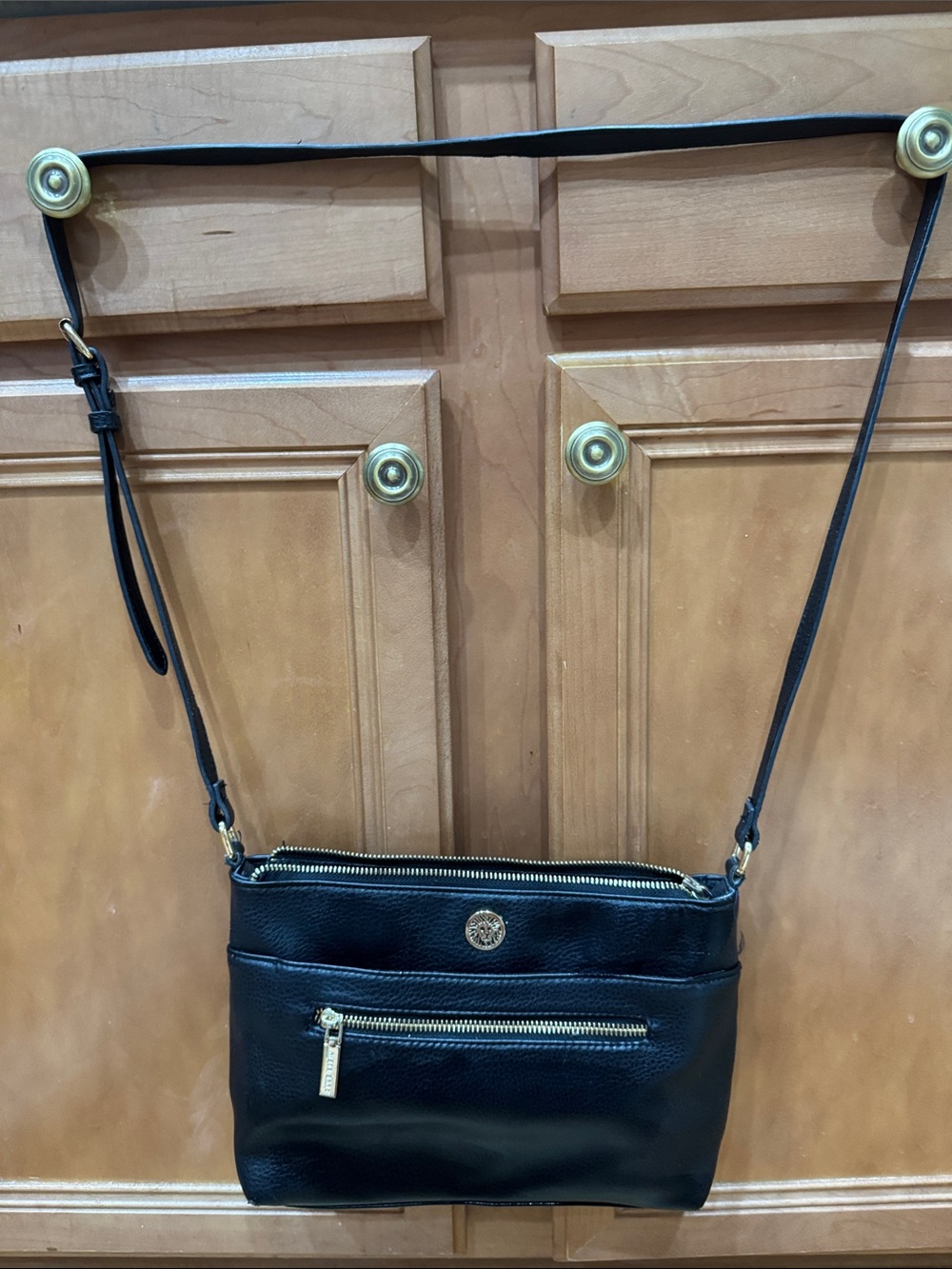Anne Klein Black Crossbody. Free with any $30 purchase!
